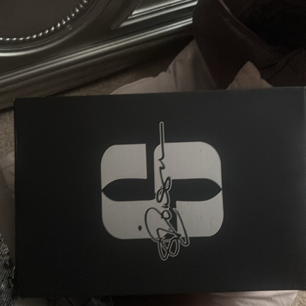 Black Designer Shoe Box